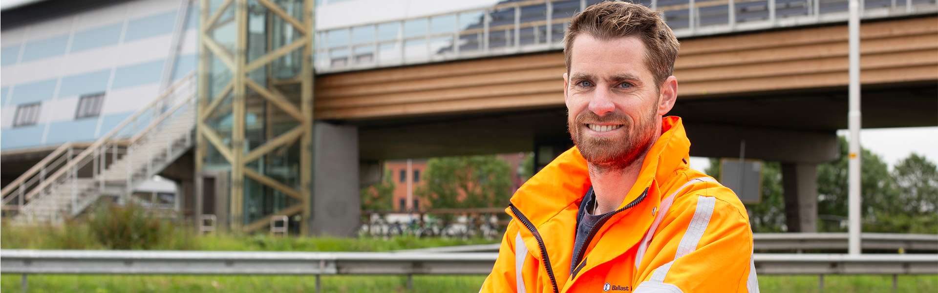 Thomas Snelderwaard projectleider bij Ballast Nedam Road Specialties in Aalsmeer Molenvlietweg