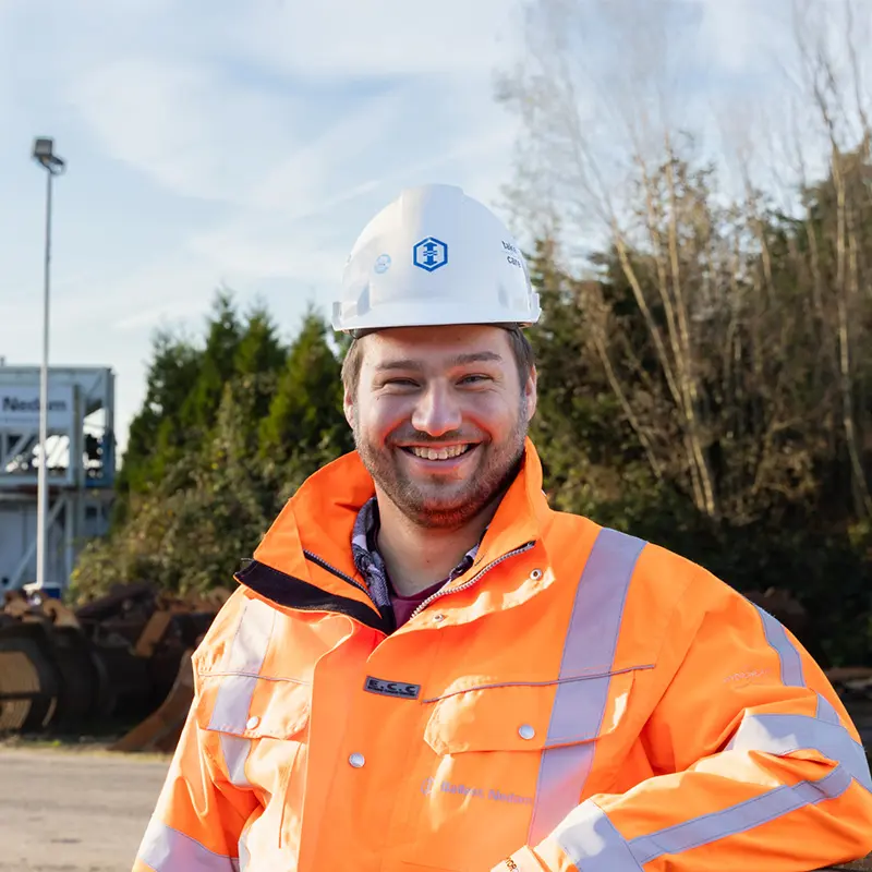 Werkvoorbereider Tommy van Arkel bij Ballast Nedam Infra in Maarssen